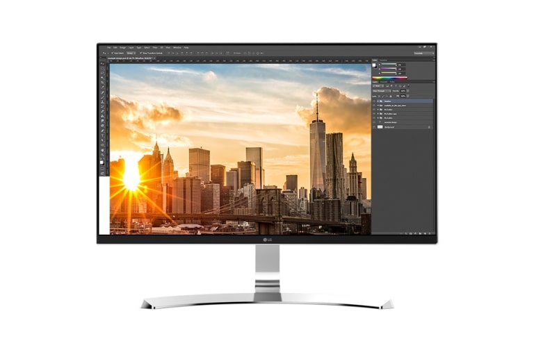 LG 27’’ (68cm) | Moniteur LED IPS | Résolution 4K 3840x2160 | tps réponse 5ms | HDMI (2), Display Port, USB-C| Fonctionnalités Gaming  complètes, LG 27UD88