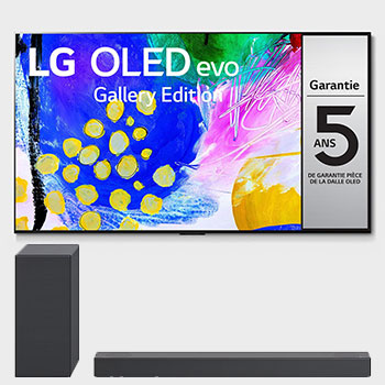 LG Pack | TV LG OLED65G26LA + Barre de son S75Q, LG OLED65G26LA.S75Q