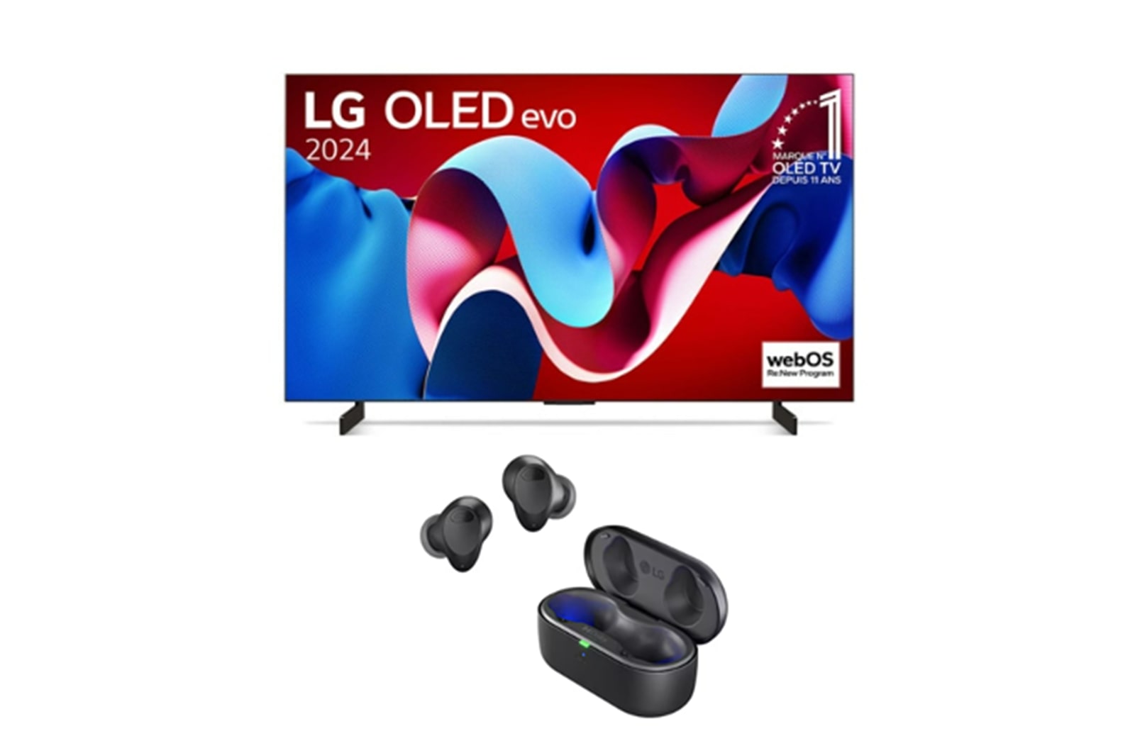 LG Pack | LG TV OLED42C44LA + TONE Free T90SB, LG OLED42C44LA.T90SB