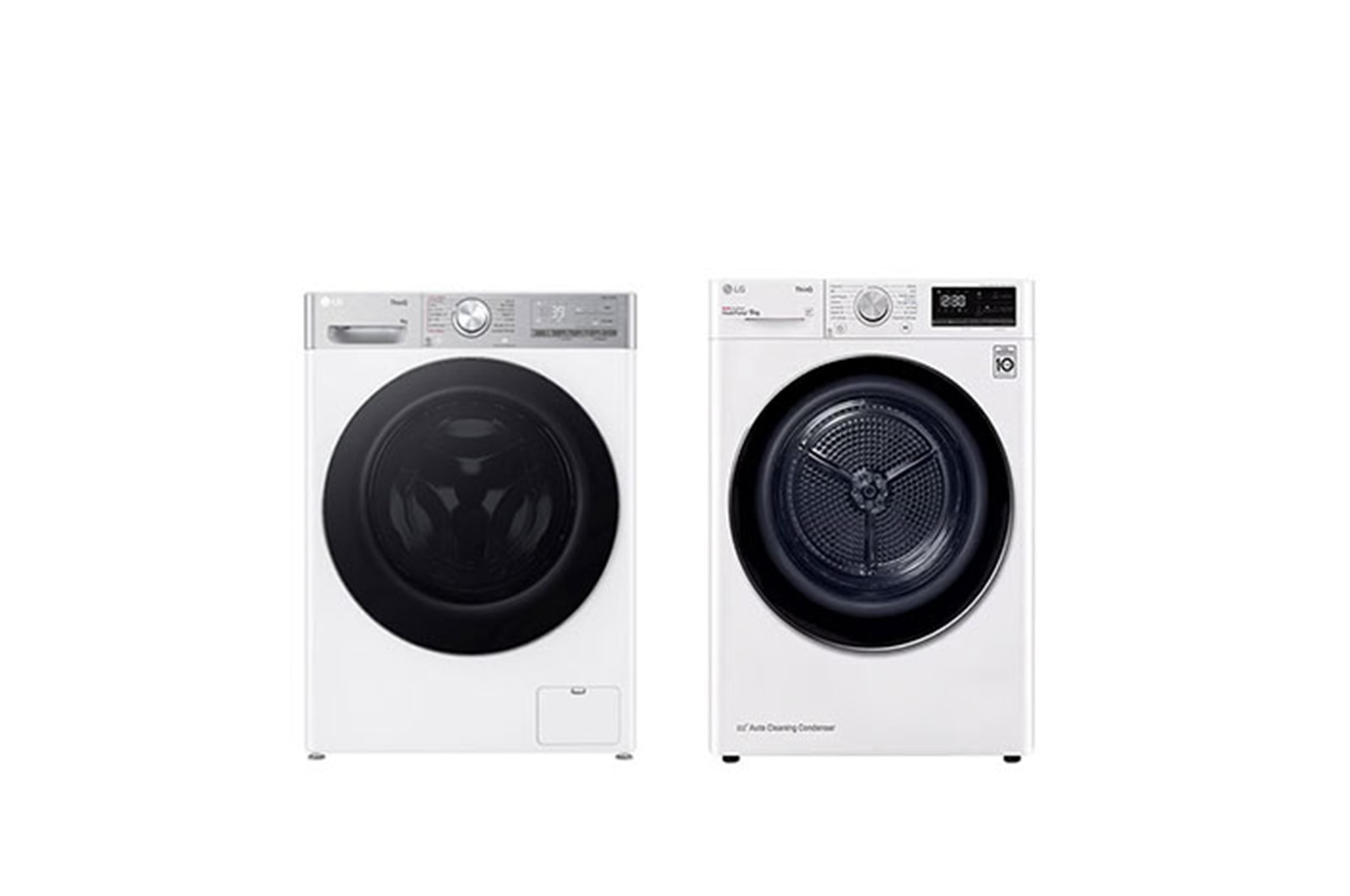 LG Pack | LG Lave-linge F94R92WSTE + Sèche-linge RH9V50W, F94R92WSTE.RH9V50W