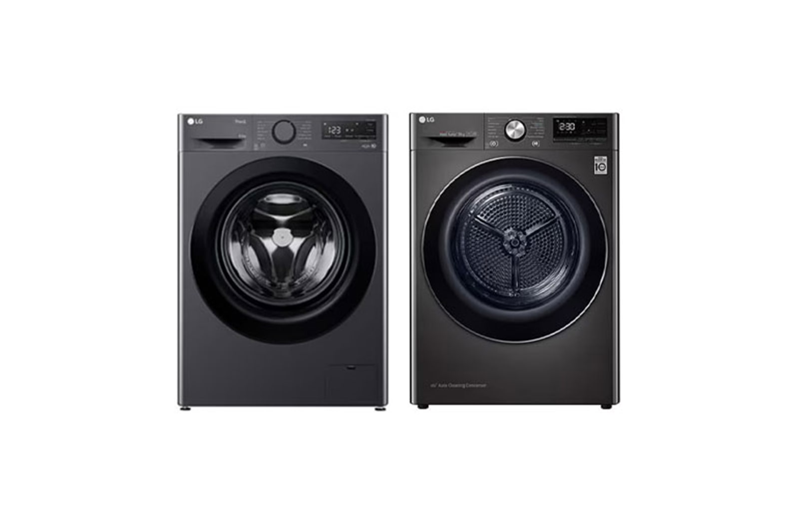 LG Pack | LG Lave-linge F82AV35MBP + Sèche-linge RH9V92B, LG F82AV35MBP.RH9V92B