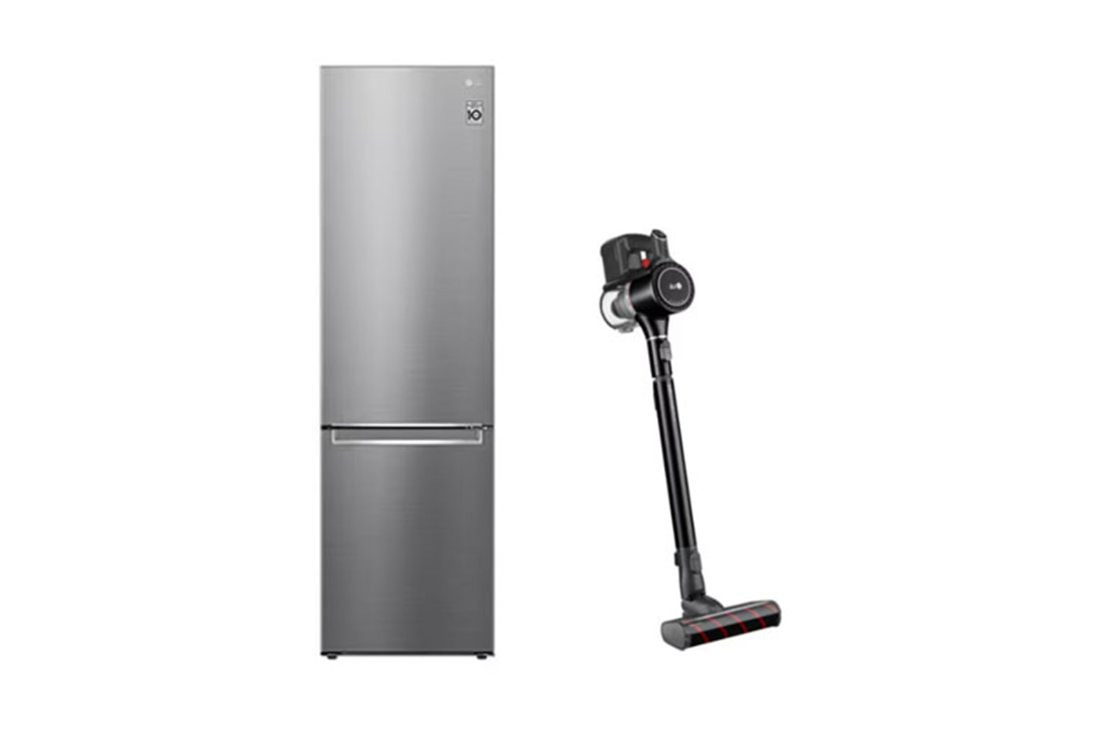 LG Pack | Réfrigérateur LG GBB62PZJEN + Aspirateur A9K1B, LG GBB62PZJEN.A9K1B