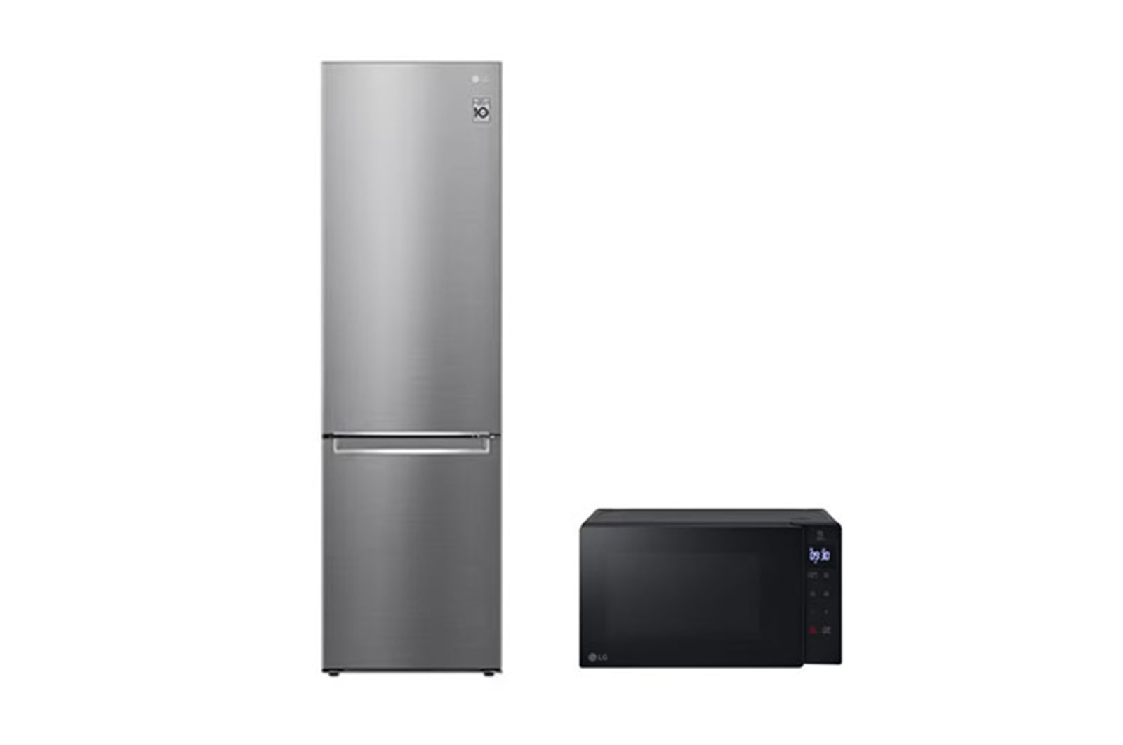LG Pack | Réfrigérateur LG GBB62PZJEN + Micro-ondes MS2032, LG GBB62PZJEN.MS2032