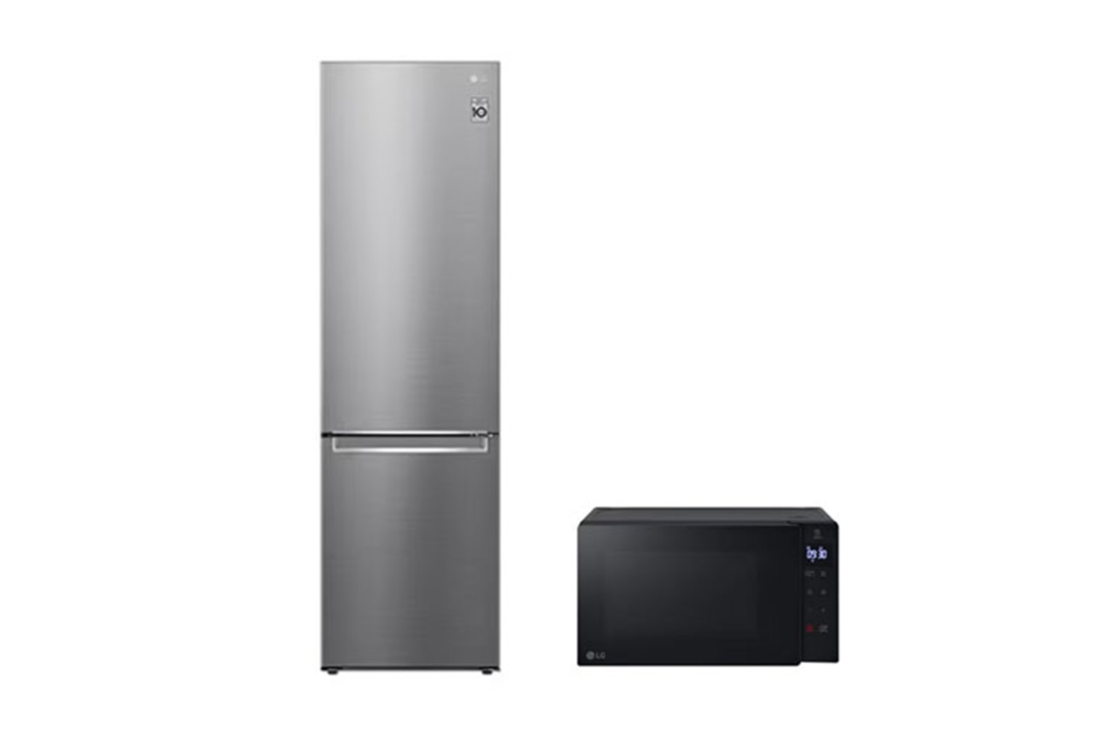 LG Pack | Réfrigérateur LG GBB62PZJEN + Micro-ondes MS2032, LG GBB62PZJEN.MS2032