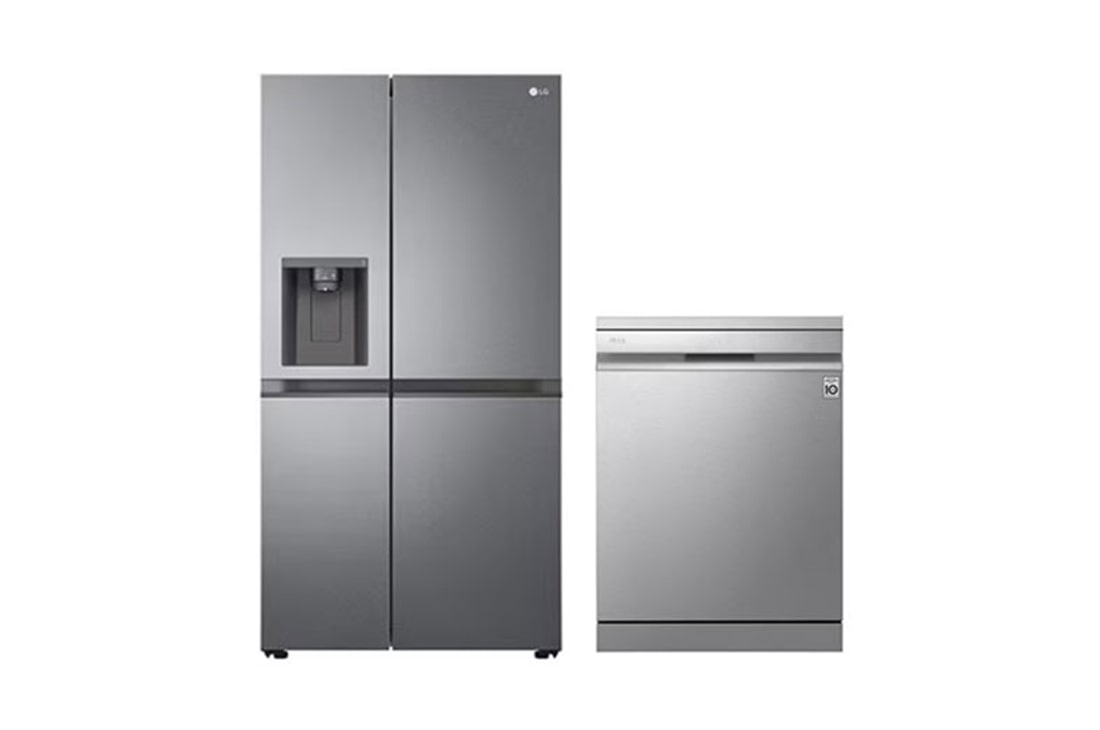 LG Pack | Réfrigérateur LG GSLV50DSXF + Lave-vaisselle DF455HS, LG GSLV50DSXF.DF455HS