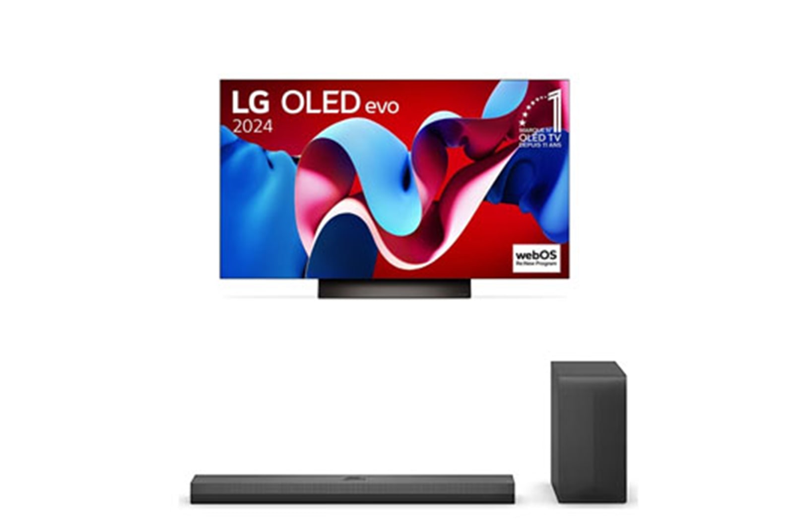 LG Pack | TV LG OLED48C46LA + Barre de son S70TY, LG OLED48C46LA.S70TY