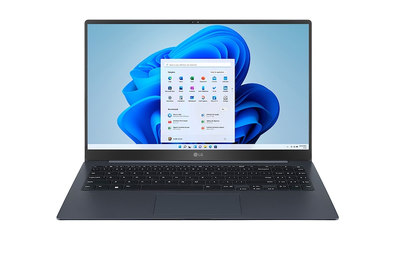 LG gram SuperSlim 15Z90RT | Windows 11 Home Advanced | 15.6" 990g | Intel® Core™ i7 | RAM 32Go | SSD 2To NVMe™, LG 15Z90RT-G.AD7BF
