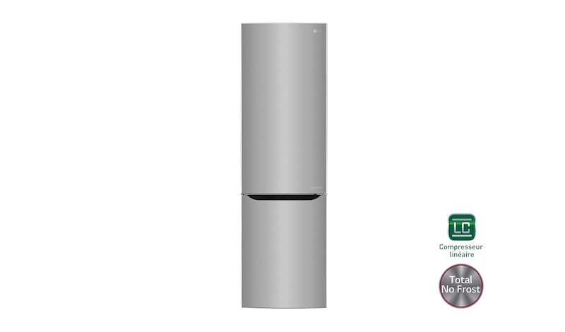 Vue avant de Réfrigérateur combiné | Total No Frost | Compresseur linéaire inverter | Smart Diagnosis™ | Moist Balance Crisper | A++ LG GB6346SPS