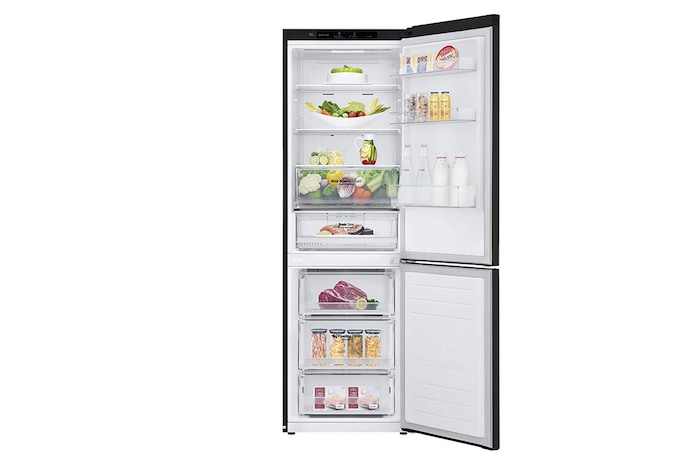 LG Réfrigérateur Combiné | 341L | 35dB | Door Cooling+, LG GBB61BLJEN