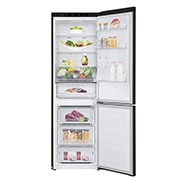 LG Réfrigérateur combiné | 341L | E |36dB(C) | Total No Frost | Compresseur Linéaire Inverter, LG GBB61BLJZN