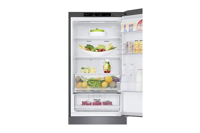 LG Réfrigérateur Combiné | 341L | 35dB | Door Cooling+, LG GBB61DSJEC