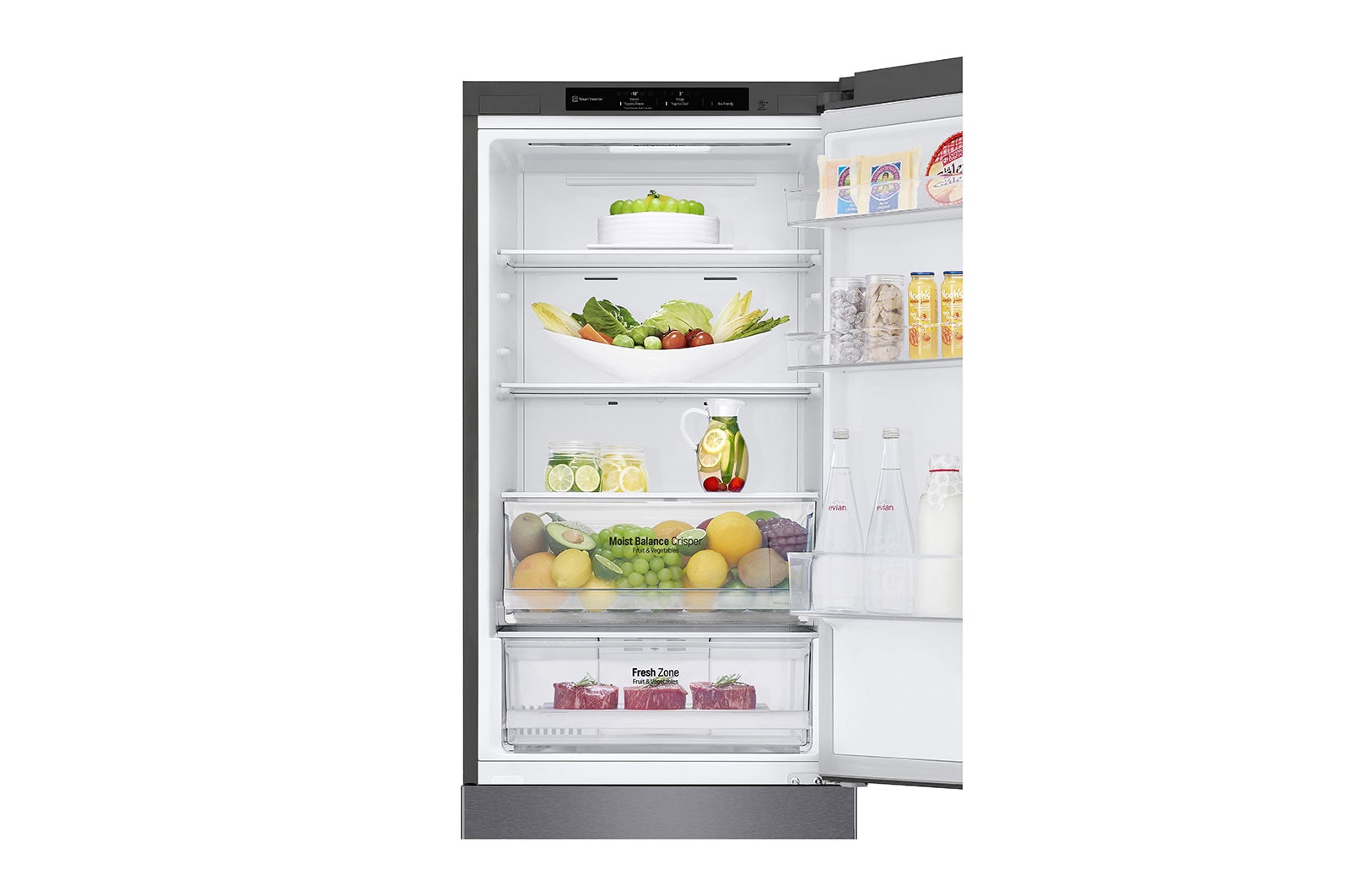 LG Réfrigérateur Combiné | 341L | 35dB | Door Cooling+, LG GBB61DSJEC