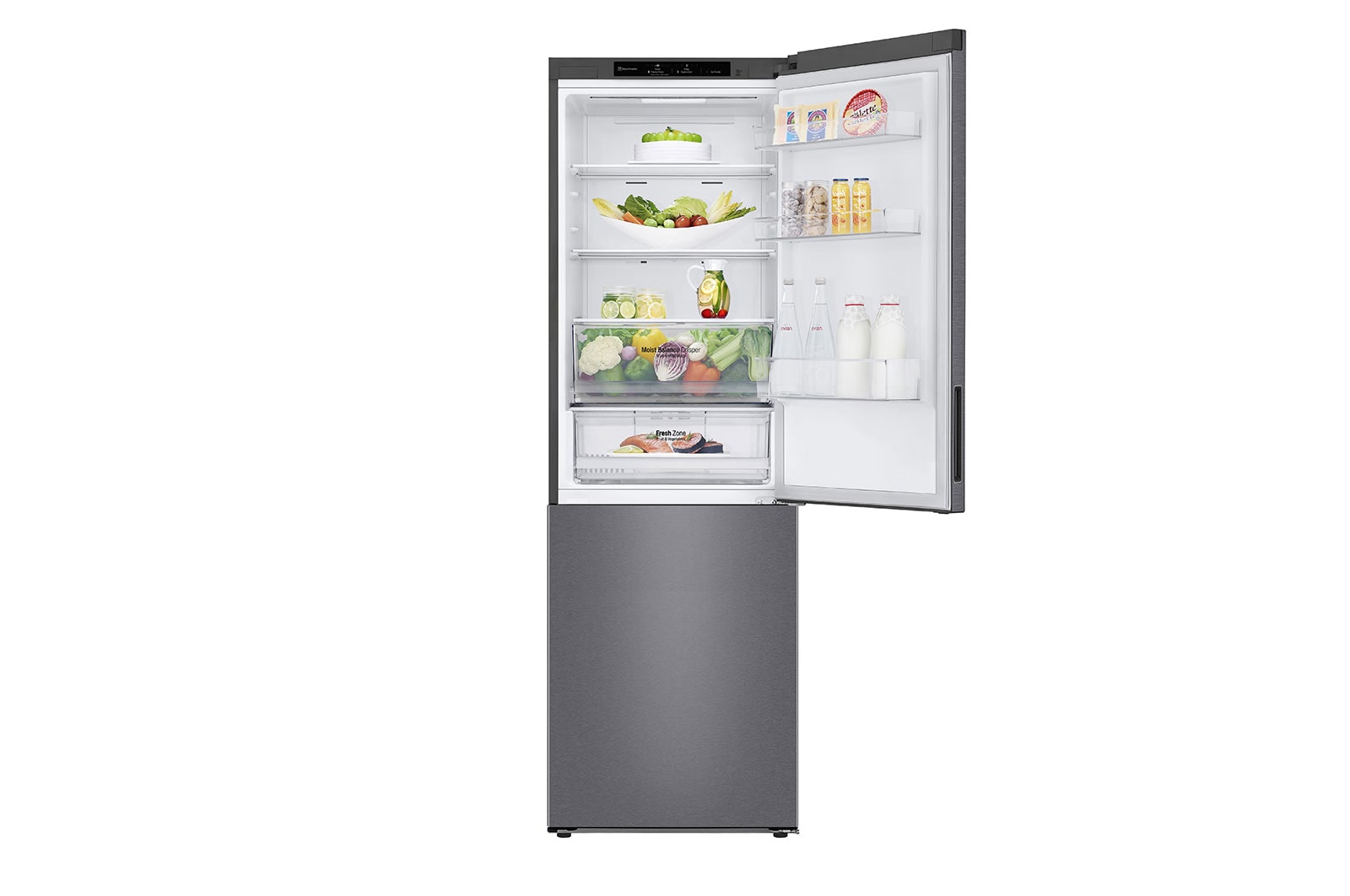 LG Réfrigérateur Combiné | 341L | 35dB | Door Cooling+, LG GBB61DSJEC