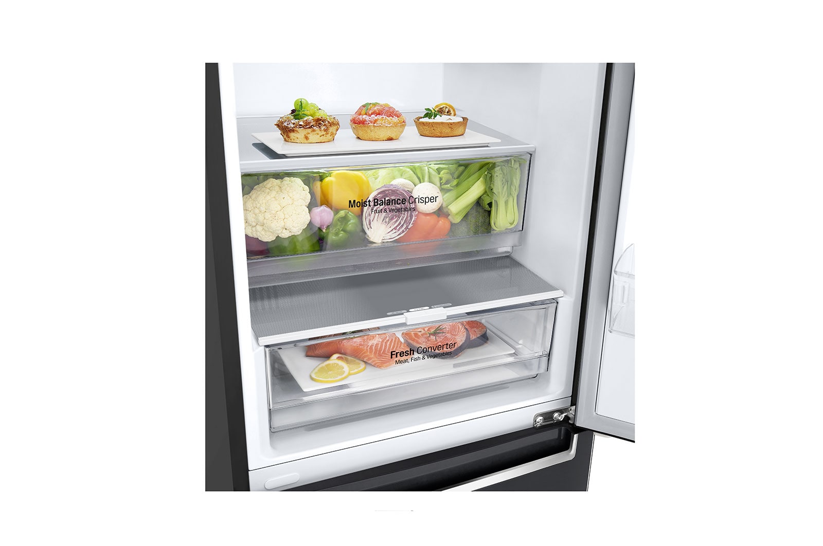 LG GBB61MCGDN Vue de côté