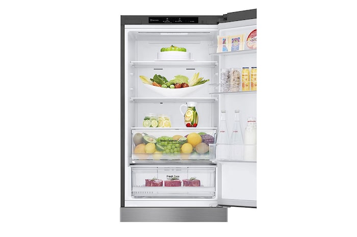 LG Réfrigérateur Combiné | 341L | 35dB | Door Cooling+, LG GBB61PZJEC