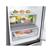 LG Réfrigérateur combiné | 384L | E | 36dB(C) | Total No Frost | Compresseur Linéaire Inverter  , LG GBB62PZJZN