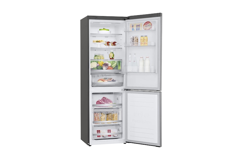 LG Réfrigérateur combiné | 341L | E | 36dB | Total No Frost | Compresseur Linéaire Inverter, LG GBB71PZDZN