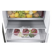 LG Réfrigérateur combiné | 341L | E | 36dB | Total No Frost | Compresseur Linéaire Inverter, LG GBB71PZDZN