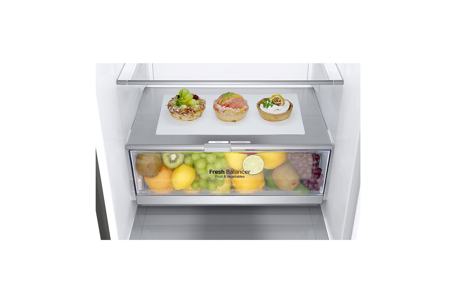 LG Réfrigérateur combiné | 341L | 35dB(B) | Door Cooling+ | Compresseur Smart Inverter, LG GBB71PZEEN