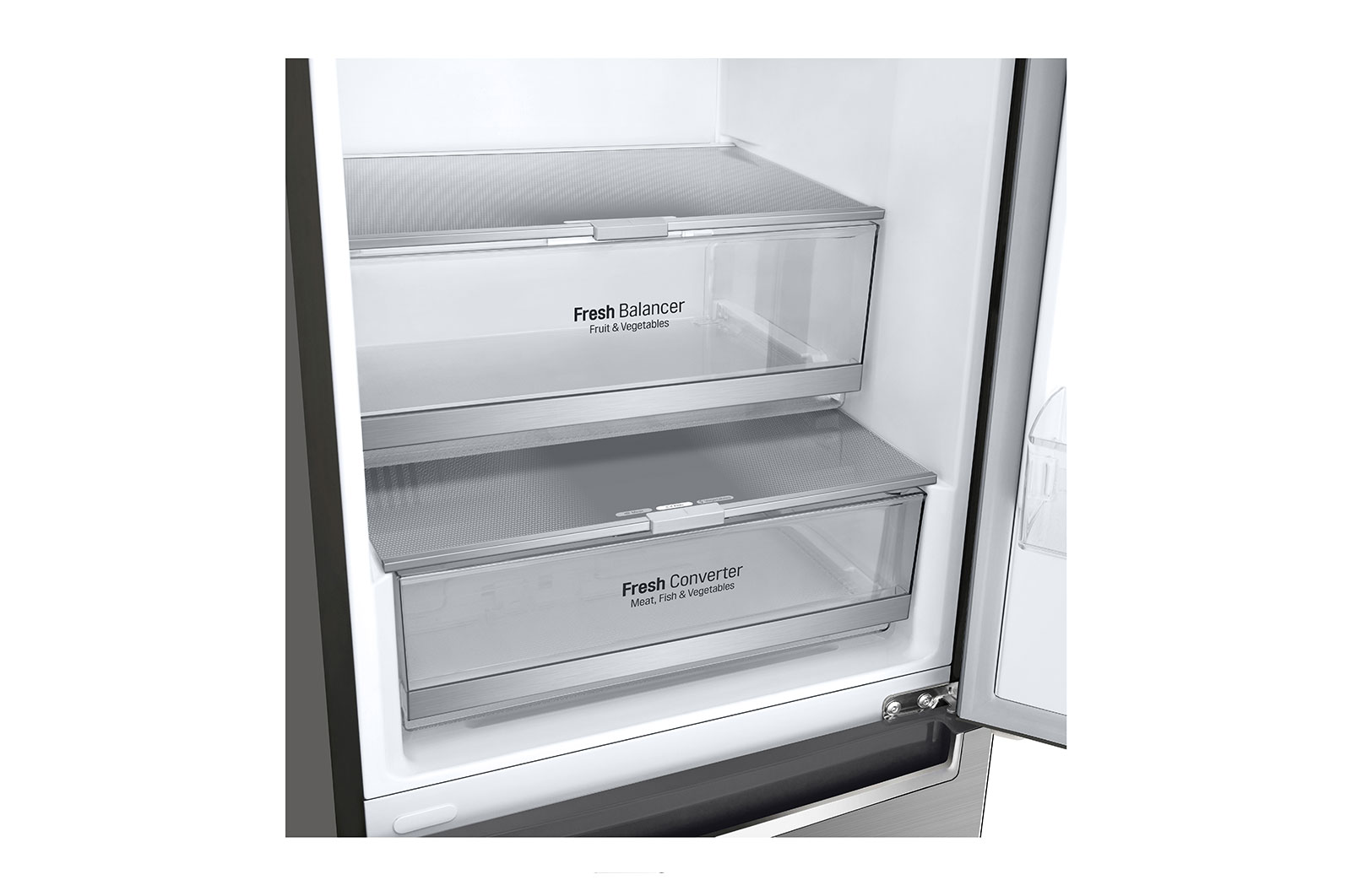 LG Réfrigérateur combiné | 341L | 35dB(B) | Door Cooling+ | Compresseur Smart Inverter, LG GBB71PZEEN