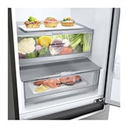 LG Réfrigérateur combiné | 341L | 35dB(B) | Door Cooling+ | Compresseur Smart Inverter, LG GBB71PZEEN