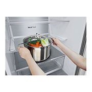 LG Réfrigérateur combiné | 384L | 35dB(B) | Door Cooling+™ | Compresseur Smart Inverter, LG GBB72NSUCN1