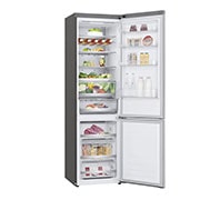 LG Réfrigérateur combiné | 384L | 35dB(B) | DoorCooling+ | Compresseur Linéaire Inverter, LG GBB72NSUCN