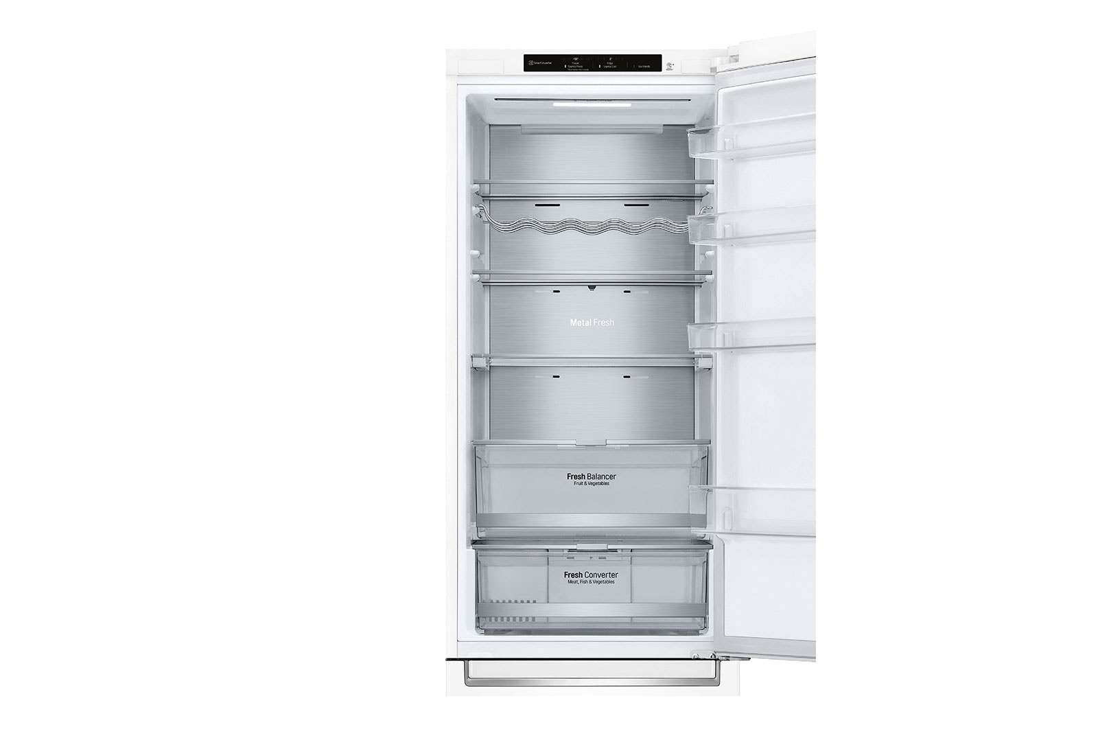 LG Réfrigérateur combiné | 384L | 35dB(B) | DoorCooling+ | Compresseur Smart Inverter, LG GBB72SWVEN