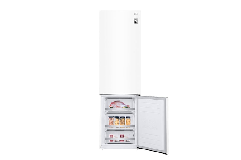 LG Réfrigérateur Combiné | 384L | D | 36 dB(C) | Door Cooling | Compresseur Linéaire Inverter, LG GBB72SWVFN