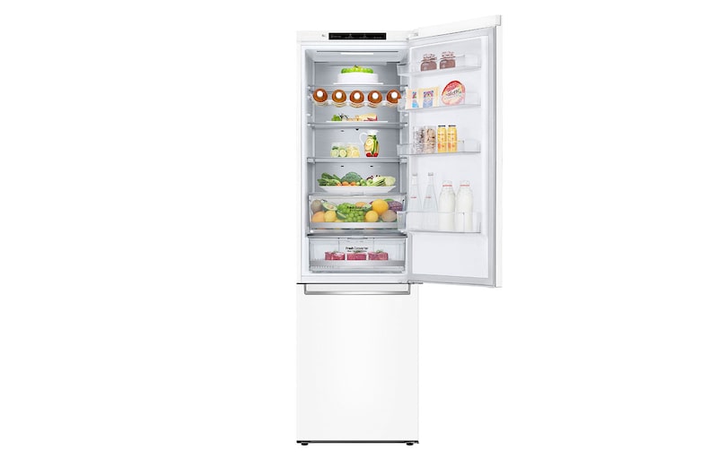 LG Réfrigérateur Combiné | 384L | D | 36 dB(C) | Door Cooling | Compresseur Linéaire Inverter, LG GBB72SWVFN