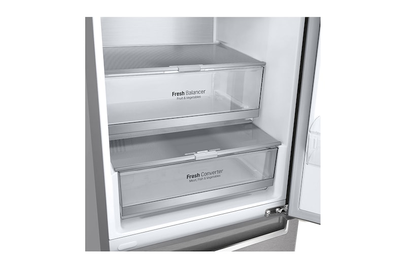 LG Réfrigérateur combiné | 384L | C | 35dB | Door Cooling+™ | Compresseur linéaire Inverter , LG GBB92MBACP