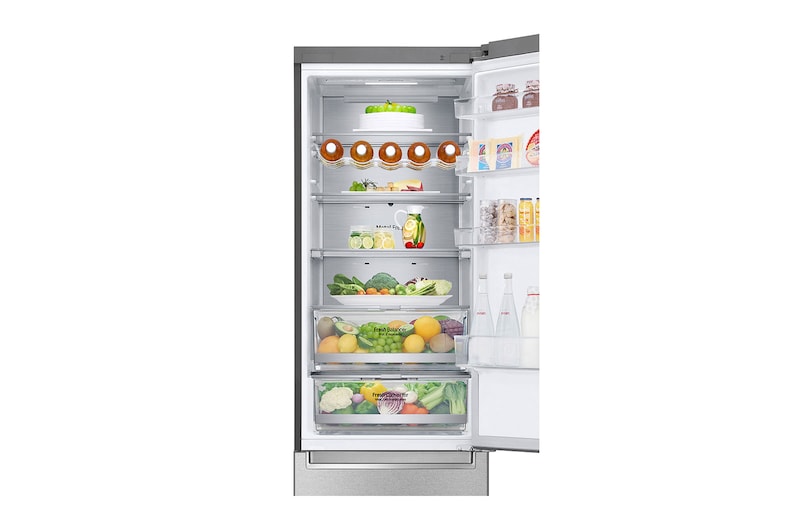 LG Réfrigérateur combiné | 384L | C | 35dB | Door Cooling+™ | Compresseur linéaire Inverter , LG GBB92MBACP