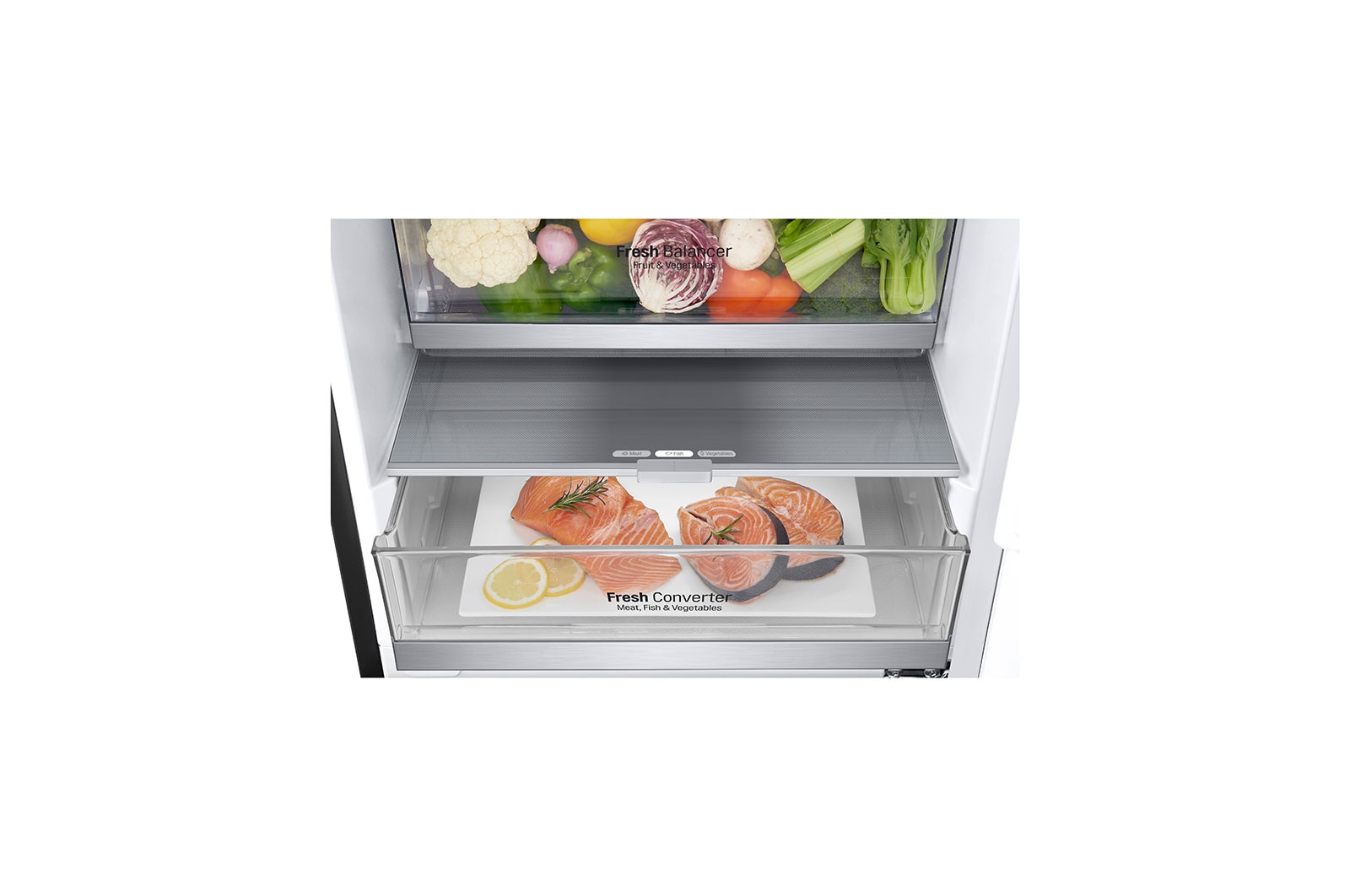 LG GBB92MCABP Vue de face