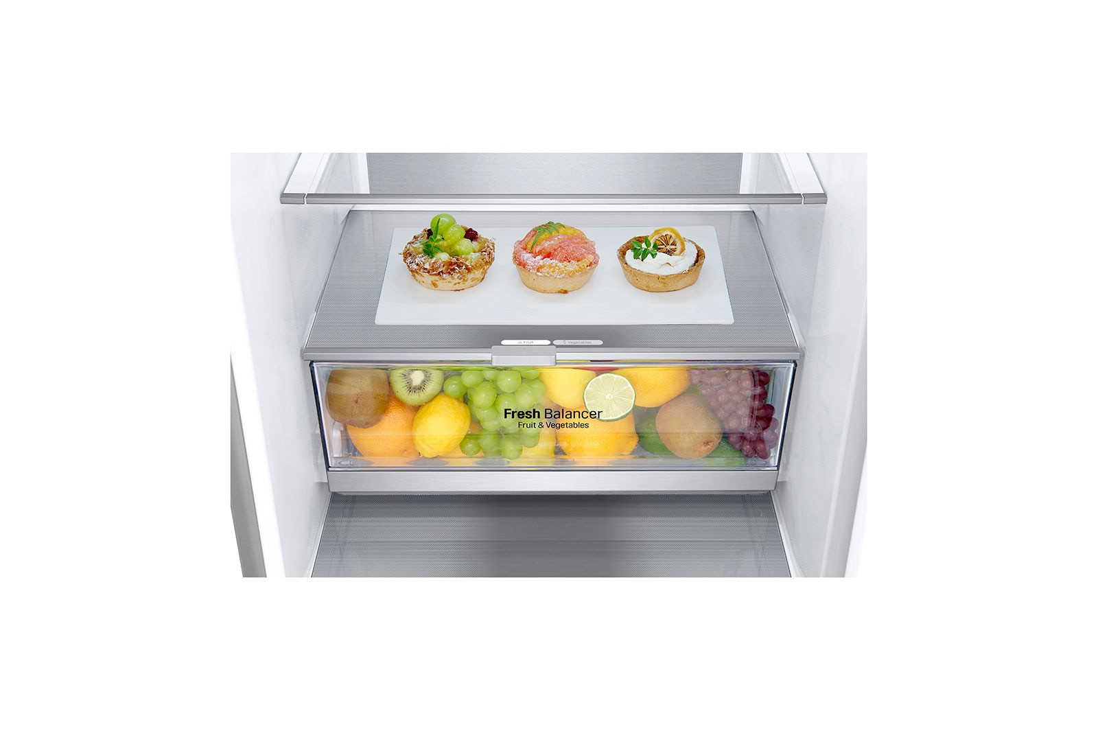 LG Réfrigérateur combiné | 384L | 35dB(B) | Door Cooling+ | Compresseur Linéaire Inverter, LG GBB92STACP