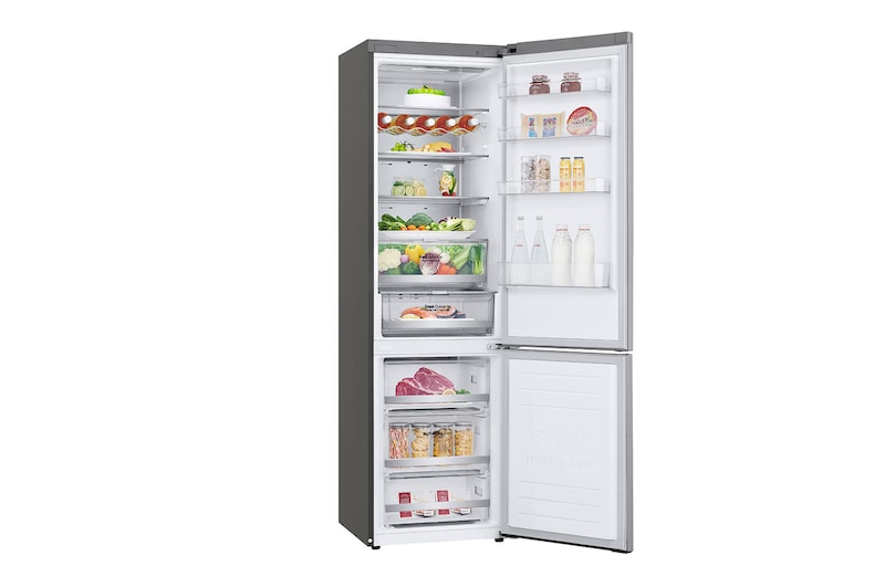 LG Réfrigérateur combiné | 384L | 35dB(B) | Door Cooling+ | Compresseur Linéaire Inverter, LG GBB92STACP