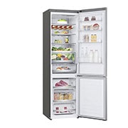 LG Réfrigérateur combiné 384L | Total No Frost | Compresseur Linéaire Inverter | D | Écran tactile Metal | Moist Balance Crisper | Fresh Converter, LG GBB92STAXP