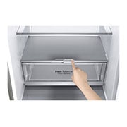 LG Réfrigérateur combiné 384L | Total No Frost | Compresseur Linéaire Inverter | D | Écran tactile Metal | Moist Balance Crisper | Fresh Converter, LG GBB92STAXP