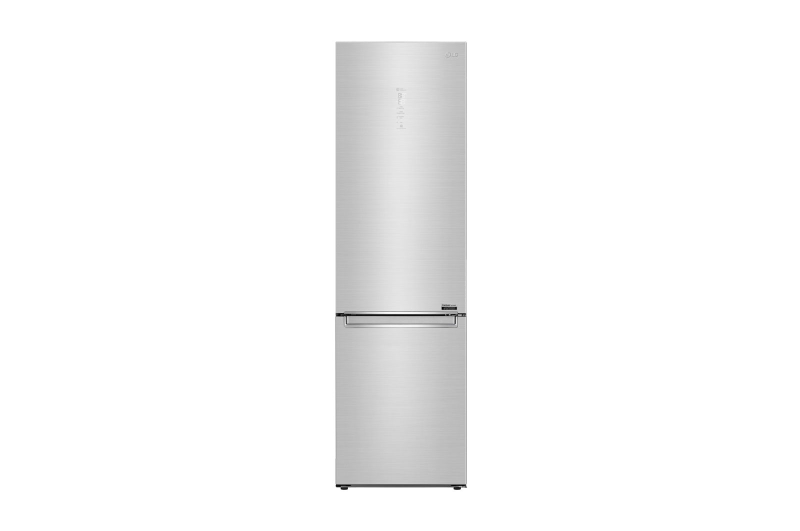 LG Réfrigérateur combiné 384L | Total No Frost | Compresseur Linéaire Inverter | D | Écran tactile Metal | Moist Balance Crisper | Fresh Converter, LG GBB92STAXP