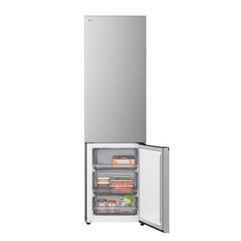 À gauche, de la viande avec température -3 °C affichée, au centre, du poisson frais avec température 0 °C et à droite, du fromage avec température 2 °C.