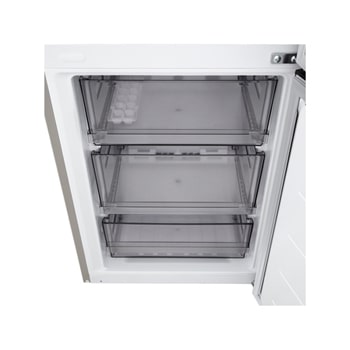 Vue avant du réfrigérateur congélateur LG (gbbsj20dpy) montrant la ventilation DoorCooling+™