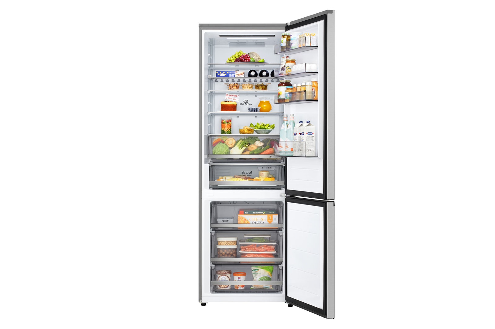 LG Vollintegrierbare Kühl-Gefrierkombination (EEK C, 465L, 203cm hoch, 69,7cm breit) mit 191 kWh/a & Smart Inverter Compressor® | GBBW322CPY, GBBW322CPY