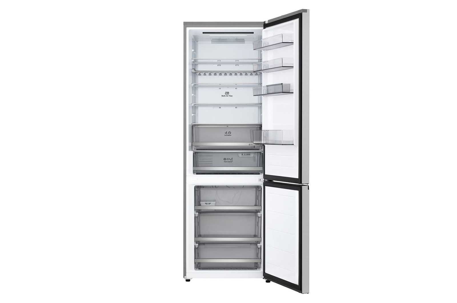 LG Vollintegrierbare Kühl-Gefrierkombination (EEK C, 465L, 203cm hoch, 69,7cm breit) mit 191 kWh/a & Smart Inverter Compressor® | GBBW322CPY, GBBW322CPY