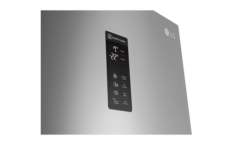 LG Réfrigérateur combiné | Total No Frost | Compresseur linéaire inverter | Smart Diagnosis™ | Moist Balance Crisper | A++, LG GBD6226SPS