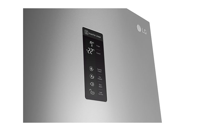 LG Réfrigérateur combiné | Total No Frost | Compresseur linéaire inverter | Smart Diagnosis™ | Moist Balance Crisper | A++, LG GBD6226SPS