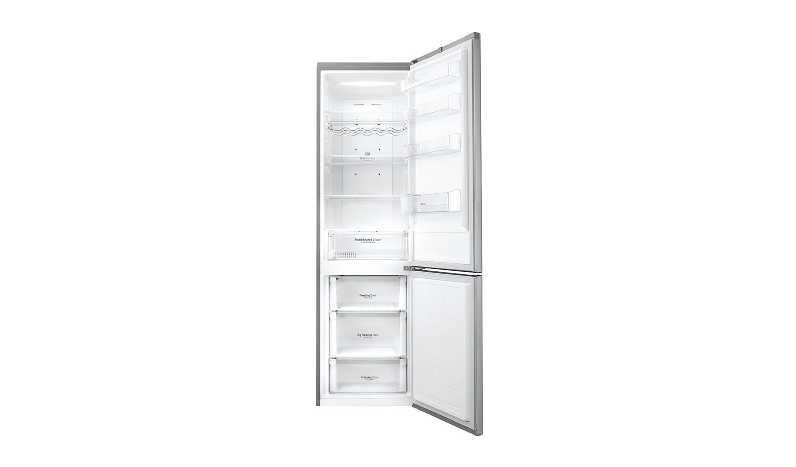 LG Réfrigérateur combiné | Total No Frost | Compresseur linéaire inverter | Smart Diagnosis™ | Moist Balance Crisper | A++, LG GBD6336SPS
