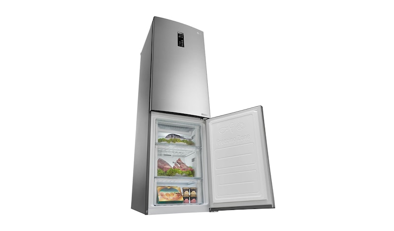 LG Réfrigérateur combiné | Total No Frost | Compresseur linéaire inverter | Smart Diagnosis™ | Moist Balance Crisper | A++, LG GBD6336SPS
