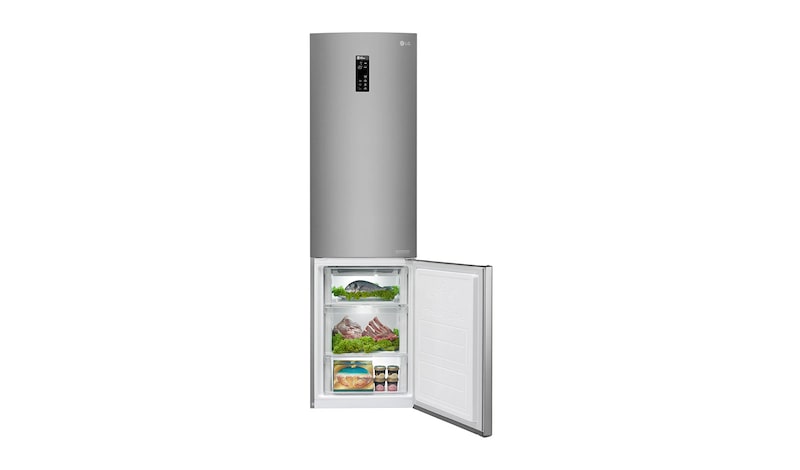 LG Réfrigérateur combiné | Total No Frost | Compresseur linéaire inverter | Smart Diagnosis™ | Moist Balance Crisper | A++, LG GBD6336SPS