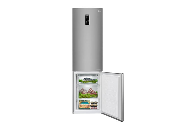 LG Réfrigérateur combiné | Total No Frost | Compresseur linéaire inverter | Smart Diagnosis™ | Moist Balance Crisper | A++, LG GBD6336SPS