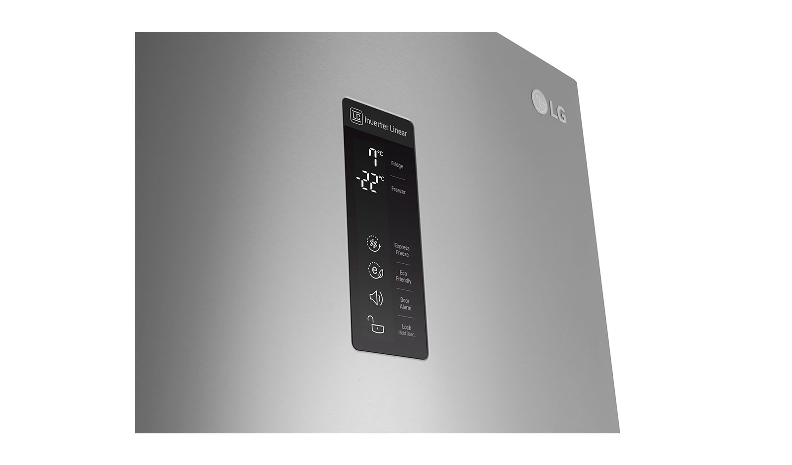 LG Réfrigérateur combiné | Total No Frost | Compresseur linéaire inverter | Smart Diagnosis™ | Moist Balance Crisper | Fresh converter | A++, LG GBD6356BSC
