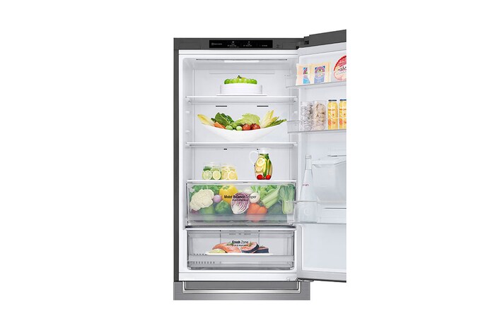 LG Réfrigérateur Combiné | 340L | 35dB | Door Cooling+, LG GBF61PZJEN